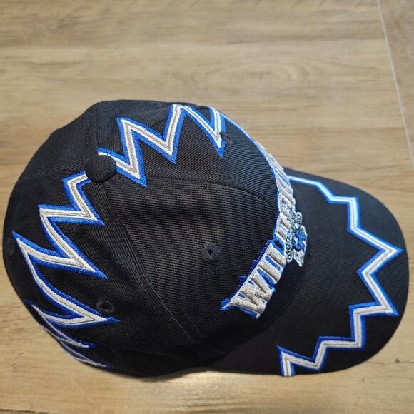 Vtg University of Kentucky Wildcats Strap Back Hat Cap 90s Black ZigZag UK Retro - Picture 7 of 10